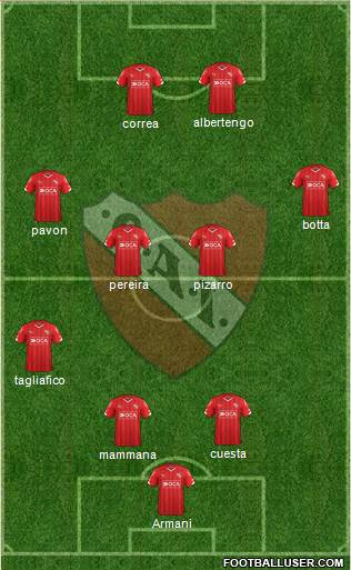 Independiente Formation 2016