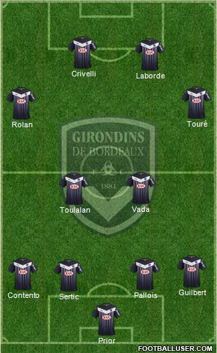FC Girondins de Bordeaux Formation 2016