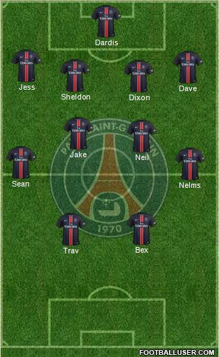 Paris Saint-Germain Formation 2016