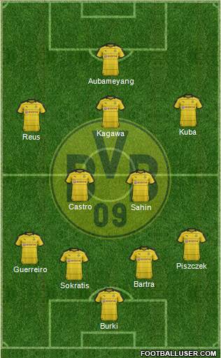 Borussia Dortmund Formation 2016
