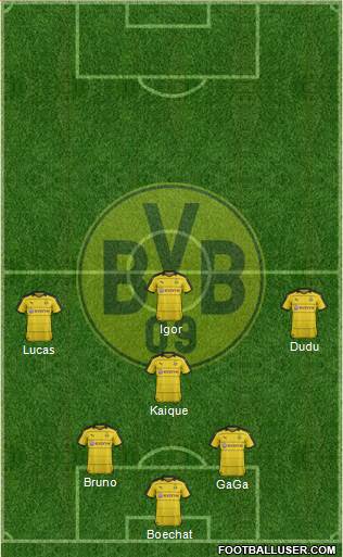 Borussia Dortmund Formation 2016