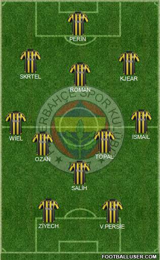Fenerbahçe SK Formation 2016