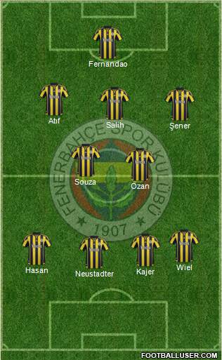 Fenerbahçe SK Formation 2016