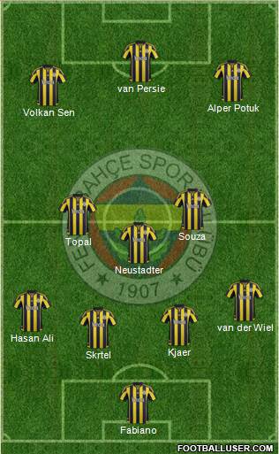 Fenerbahçe SK Formation 2016