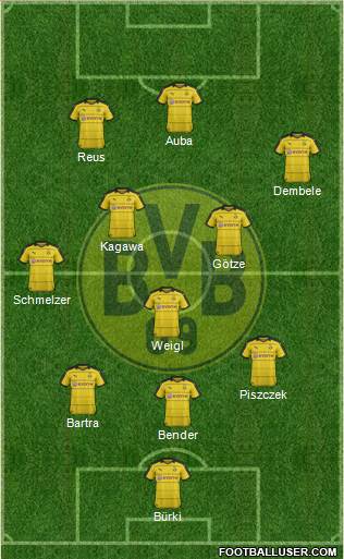 Borussia Dortmund Formation 2016