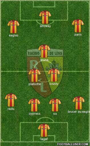 Racing Club de Lens Formation 2016
