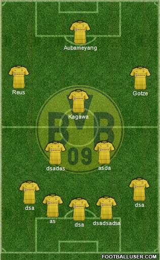 Borussia Dortmund Formation 2016
