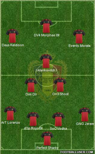 Belgium Formation 2016