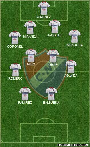 C Nacional FC Formation 2016