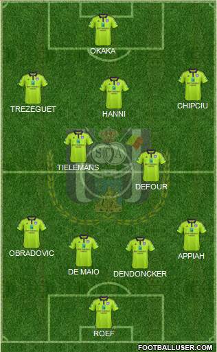 RSC Anderlecht Formation 2016