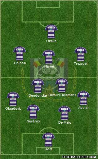 RSC Anderlecht Formation 2016