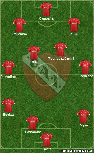 Independiente Formation 2016