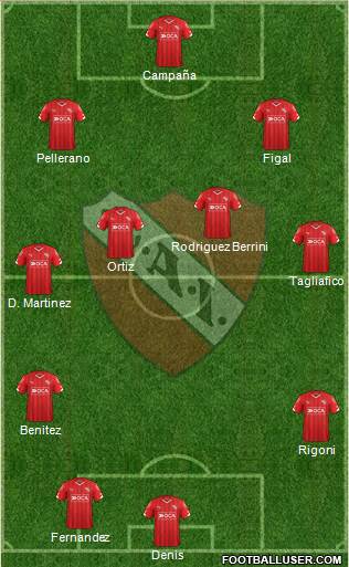 Independiente Formation 2016