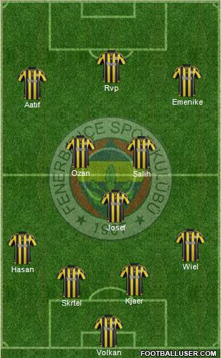 Fenerbahçe SK Formation 2016