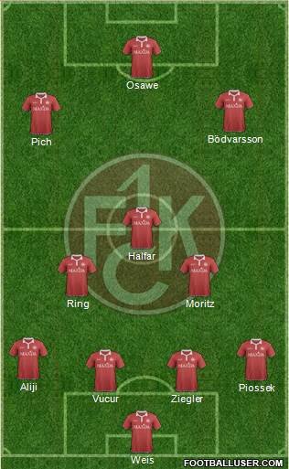 1.FC Kaiserslautern Formation 2016