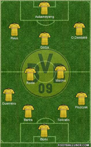 Borussia Dortmund Formation 2016