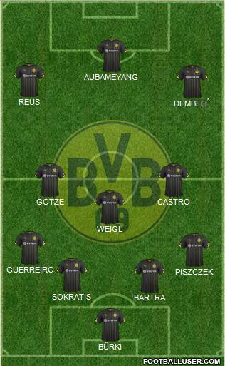Borussia Dortmund Formation 2016