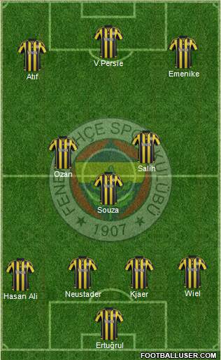 Fenerbahçe SK Formation 2016