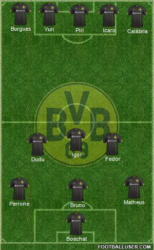 Borussia Dortmund Formation 2016