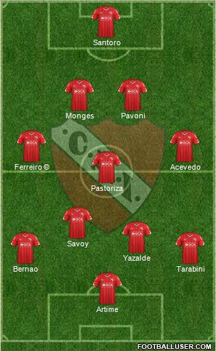 Independiente Formation 2016