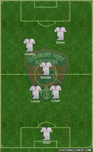 Clermont Foot Auvergne 63 Formation 2016