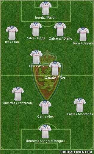R. Zaragoza S.A.D. Formation 2016