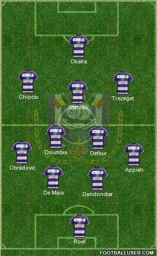 RSC Anderlecht Formation 2016