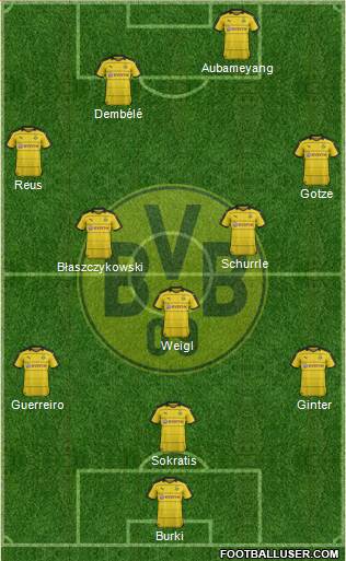 Borussia Dortmund Formation 2016