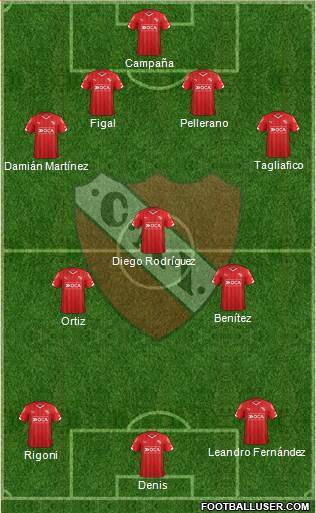 Independiente Formation 2016