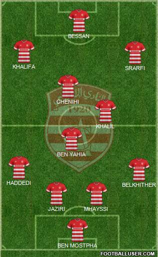 Club Africain Tunis Formation 2016