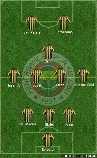 Fenerbahçe SK Formation 2016