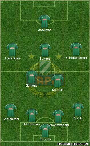 SK Rapid Wien Formation 2016