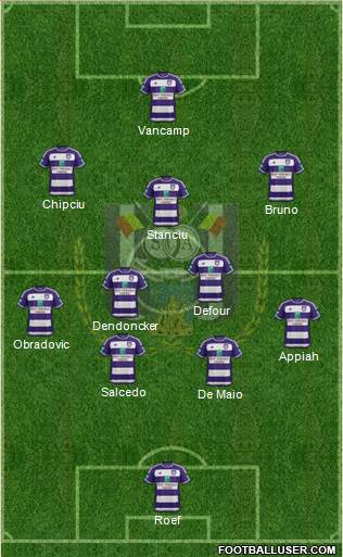 RSC Anderlecht Formation 2016