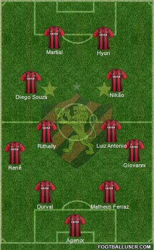 Sport C Recife Formation 2016