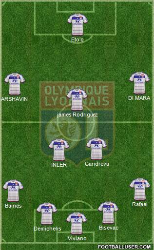 Olympique Lyonnais Formation 2016