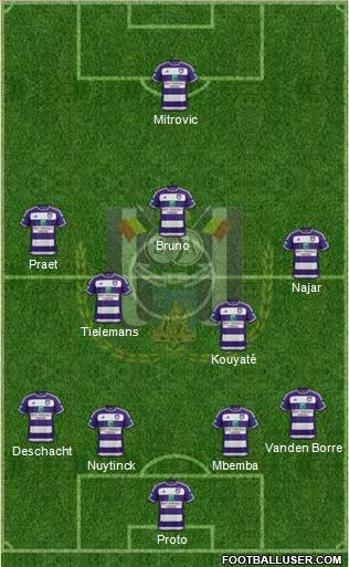 RSC Anderlecht Formation 2016