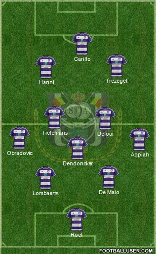RSC Anderlecht Formation 2016