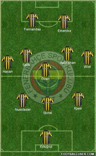Fenerbahçe SK Formation 2016