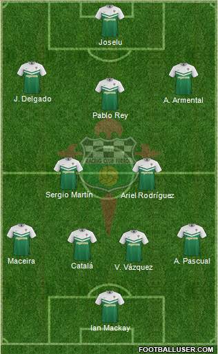 Racing Club de Ferrol S.A.D Formation 2016