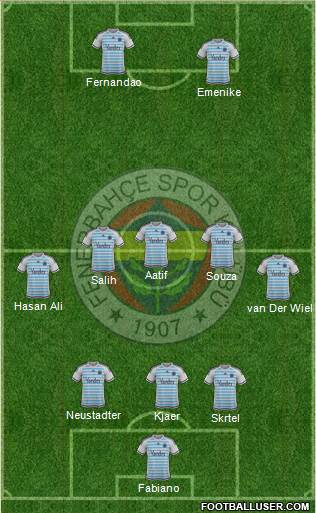 Fenerbahçe SK Formation 2016