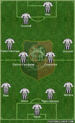 Stade Rennais Football Club Formation 2016