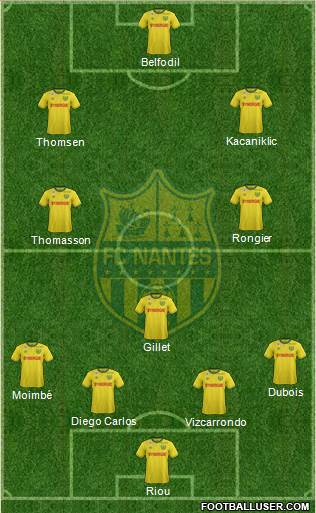 FC Nantes Formation 2016