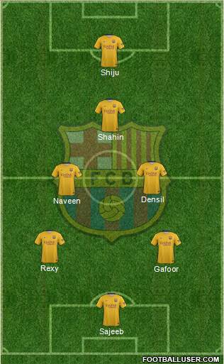 F.C. Barcelona Formation 2016
