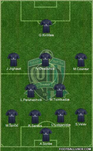 Dinamo Tbilisi Formation 2016