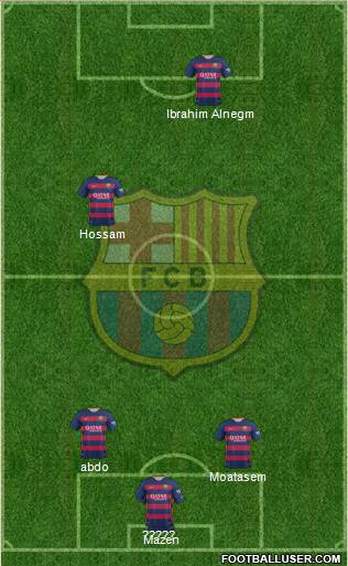 F.C. Barcelona Formation 2016