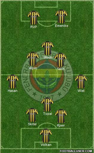 Fenerbahçe SK Formation 2016