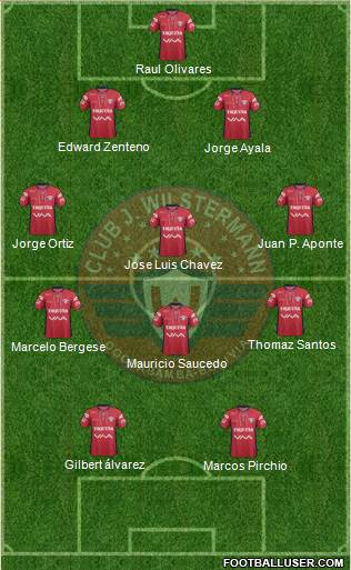 C Jorge Wilstermann Formation 2016