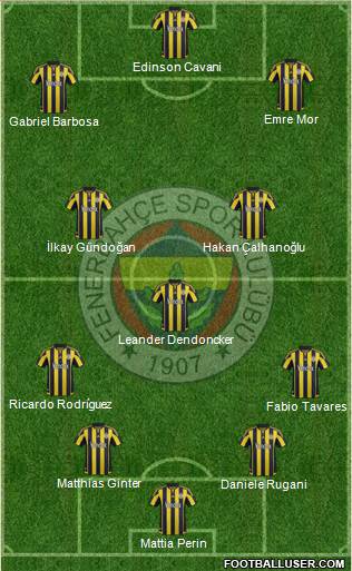 Fenerbahçe SK Formation 2016