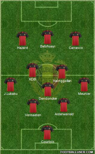 Belgium Formation 2016