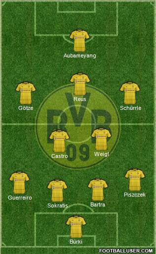 Borussia Dortmund Formation 2016